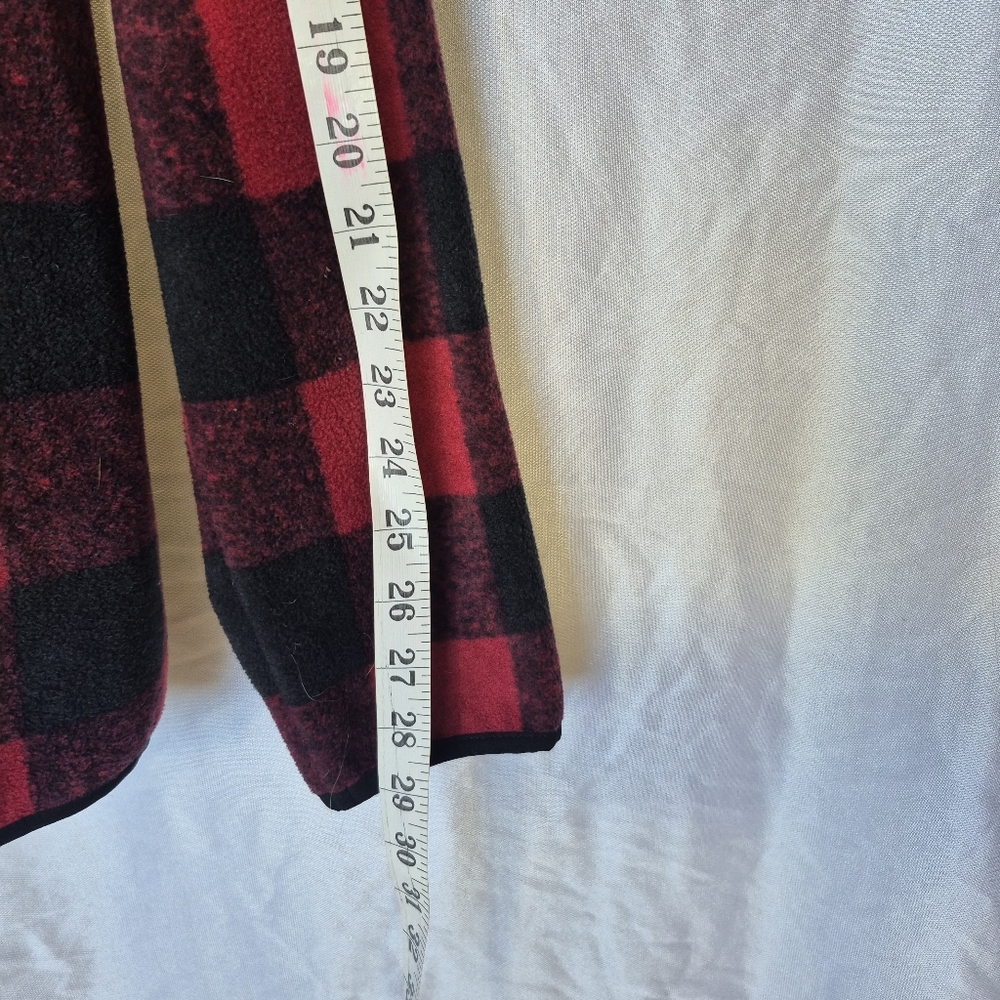 Pendleton Red Black Pull Over 1/4 Zip Jacket Mens… - image 8